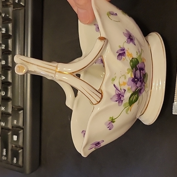 Norcrest small floral Basket - Picture 4 of 6